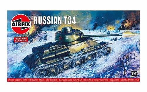 Przejdź do produktu AIRFIX 01316V - 1:76 Russian T-34 - Airfix Vintage Classics