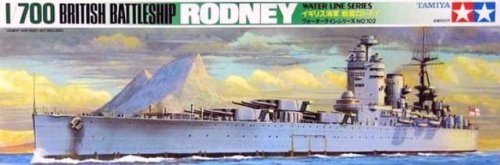 Przejdź do produktu TAMIYA 77502 - 1:700 Rodney - British Battleship