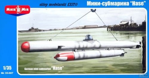 Przejdź do produktu MIKROMIR 35007 - 1:35 German mini-submarine Hase