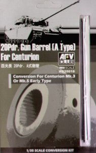 AFV CLUB AG 35018 - 1:35 20Pdr Gun Barrel (A Type) for Centurion Mk3 & Mk5 Early type