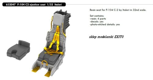 Przejdź do produktu EDUARD 632047 - 1:32 F-104 C2 ejection seat
