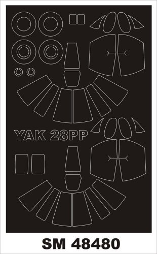 Przejdź do produktu MONTEX SM48480 - 1:48 Yak-28PP