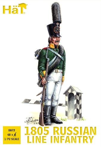 Przejdź do produktu HAT 8072 - 1:72 1805 Russian Line Infantry