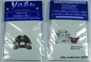 YAHU YMA7203 - 1:72 Gloster Gladiator Mk.I tablica przyrządów