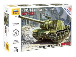 ZVEZDA 5054 - 1:72 ISU-122 Soviet Tank Destroyer