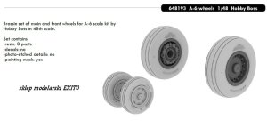 EDUARD 648193 - 1:48 A-6 wheels