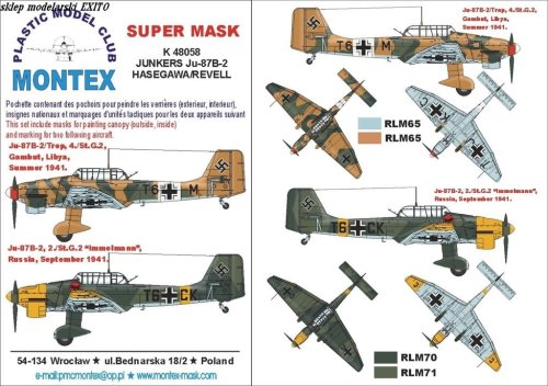 Przejdź do produktu MONTEX K48058 - 1:48 Ju-87 B