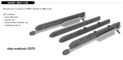 Przejdź do produktu EDUARD 648207 - 1:48 IRIS-T missiles