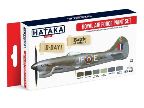 Przejdź do produktu HATAKA AS07 - Zestaw farb Royal Air Force