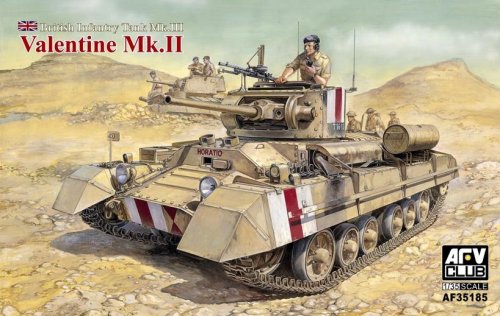 Przejdź do produktu AFV CLUB 35185 - 1:35 British Infantry Tank Mk.III Valentine Mk.II