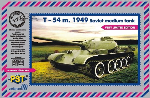Przejdź do produktu PST/ZEBRANO 72068 - 1:72 T-54 m.1949  Medium tank