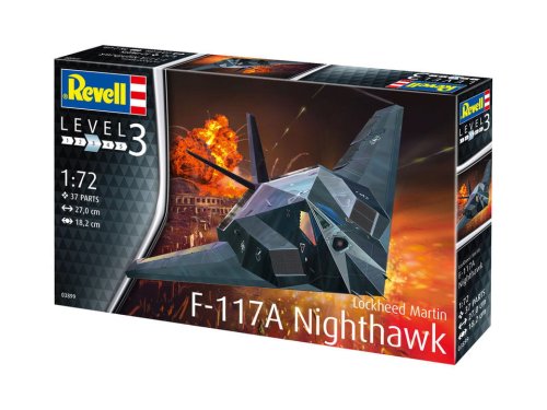 Przejdź do produktu REVELL 03899 - 1:72 Lockheed Martin F-117A Nighthawk Stealth Fighter