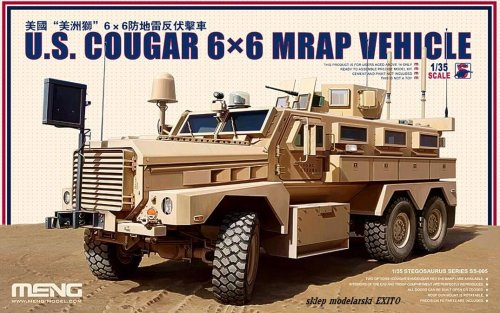 Przejdź do produktu MENG MODEL SS005 - 1:35 U.S. Cougar 6×6 MRAP Vehicle