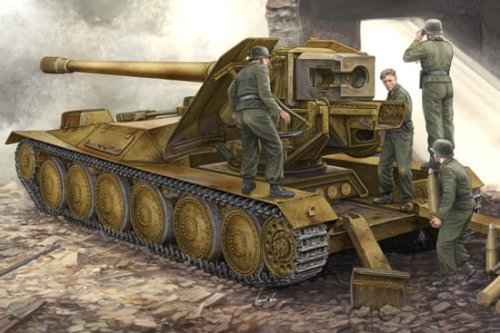 Przejdź do produktu TRUMPETER 05523 - 1:35 German 12.8cm PAK 44 Waffentrager Krupp 1