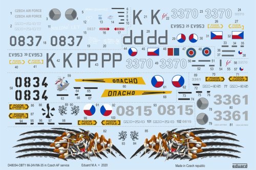 Przejdź do produktu EDUARD D48054 - 1:48 Mi-24V/Mi-35 in Czech AF service