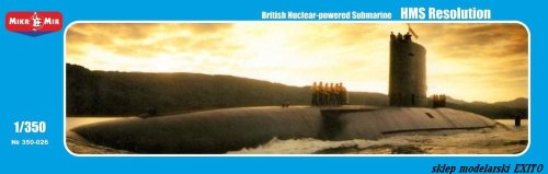 Przejdź do produktu MIKROMIR 350026 - 1:350 British Submarine HMS Resolution