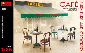 MINIART 35569 - 1:35 Cafe Furniture & Crockery