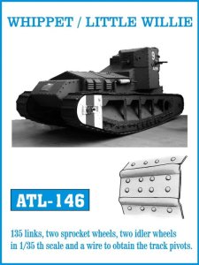 Friulmodel ATL-146 - 1:35 Metalowe gąsienice Whippet / Little Willie