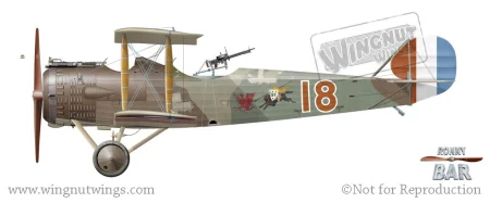 Salmson 2-A2 '18' (3 victories), 91st Aero Sqn, K Douglass, LC Hammond (1 victory) & AM Seymour, Late 1918.jpg