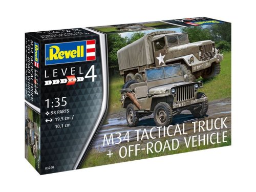 Przejdź do produktu REVELL 03260 - 1:35 M34 Tactical Truck + Off-Road Vehicle
