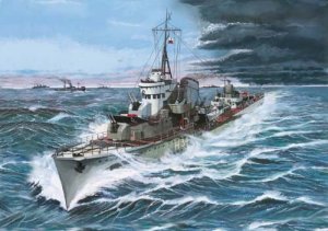 MIRAGE 40011 - 1:400 ORP Błyskawica wz. 44
