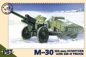 PST 72030 - 1:72 M-30 122 mm Howitzer with ZIS-6 Truck