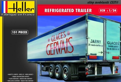 Przejdź do produktu HELLER 80776 - 1:24 Refrigerated Trailer