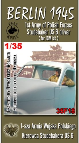 Przejdź do produktu TORO MODEL 35F18 - 1:35 Berlin 1945 - 1 Armia WP - Kierowca do Studebackera