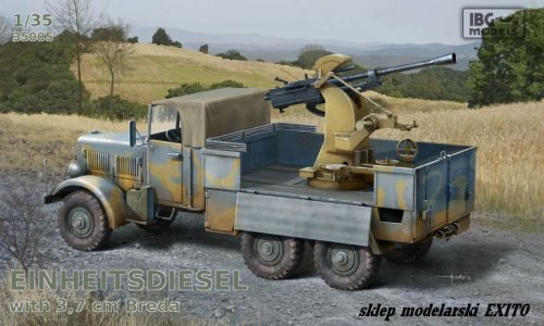Przejdź do produktu IBG 35005 - 1:35 Einheitsdiesel with 3,7 cm Breda