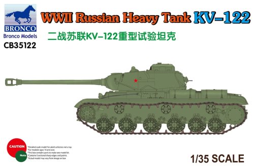 Przejdź do produktu BRONCO CB 35122 - 1:35 KV-122 Russian Heavy Tank WWII