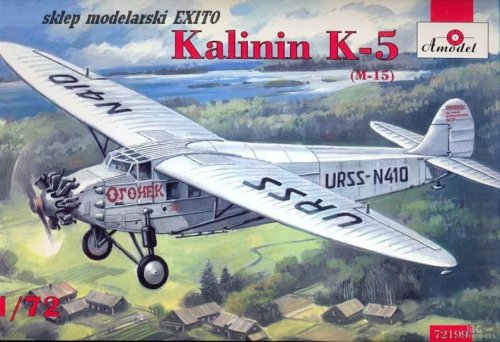 Przejdź do produktu AMODEL 72199 - 1:72 Kalinin Ka-5