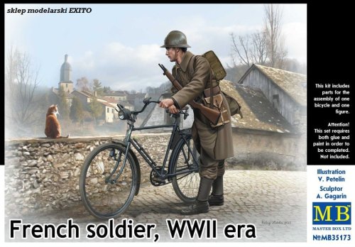 Przejdź do produktu MASTER BOX 35173 - 1:35 French soldier WWII era
