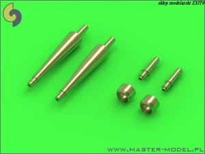 MASTER AM-48-102 - 1:48 Spitfire Mk.IXe/XVIe wczesny stożkowa osłona luf działek Hispano 20mm i km Browning .50cal