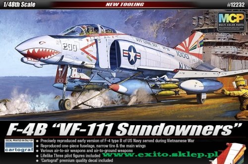 Przejdź do produktu ACADEMY 12232 - 1:48 F-4B VF-111 Sundowners