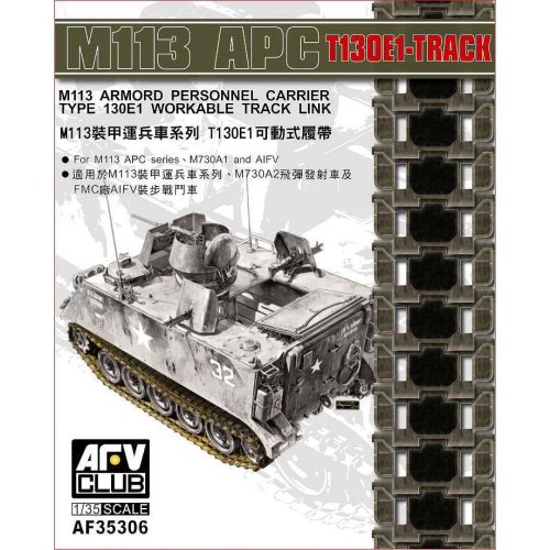 Przejdź do produktu AFV CLUB 35306 - 1:35 M113 APC T130E1 Workable Track