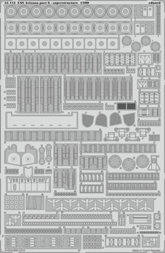 Przejdź do produktu EDUARD 53112 - 1:200 USS Arizona part 6 - superstructure