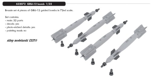 Przejdź do produktu EDUARD 632072 - 1:32 GBU-12 bomb