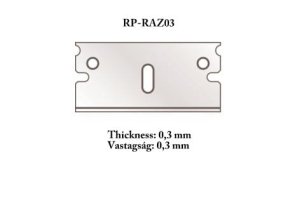 RP TOOLZ RPRAZ03 - Zestaw 5 ostrzy 0.3mm do RPCUTR