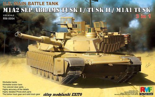 Przejdź do produktu RYE FIELD MODEL 5004 - 1:35 M1A2 SEP Abrams TUSK I / II / M1A1