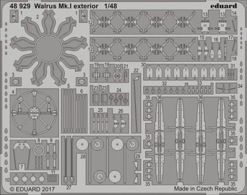 Przejdź do produktu EDUARD 48929 - 1:48 Walrus Mk.I exterior