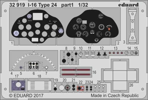 Przejdź do produktu EDUARD 32919 - 1:32 I-16 Type 24