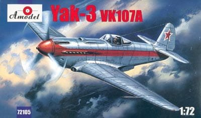 Przejdź do produktu AMODEL 72105 - 1:72 Yakovlev Yak-3 VK107A