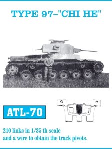 Friulmodel ATL-070 - 1:35 Metalowe gąsienice Type 97 - Chi He