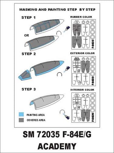 Przejdź do produktu MONTEX SM72035 - 1:72 F-84 E/G