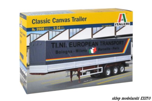 Przejdź do produktu ITALERI 3908 - 1:24 Classic Canvas Trailer