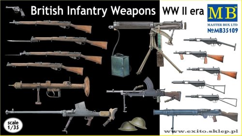Przejdź do produktu MASTER BOX 35109 - 1:35 British infantry weapons in the period of WW II
