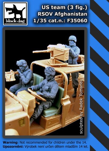 Przejdź do produktu BLACK DOG F35060 - 1:35 US team RSOV 3 fig. Afghanistan