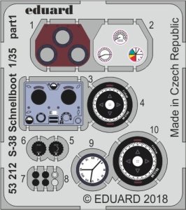 EDUARD 53212 - 1:35 S-38 Schnellboot