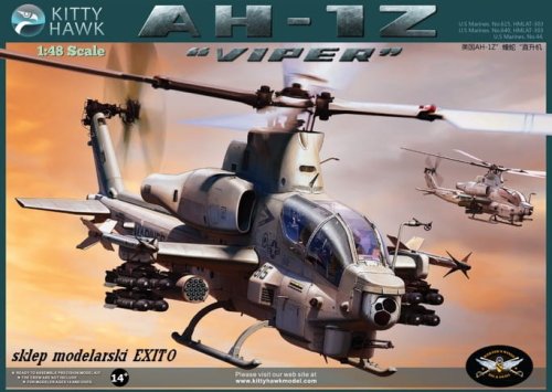 Przejdź do produktu KITTY HAWK 80125 - 1:48 AH-1Z Viper