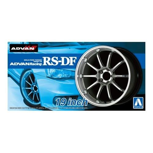 Przejdź do produktu AOSHIMA 05328 - 1:24 Felgi + Opony Advan Racing RS-DF 19 inch